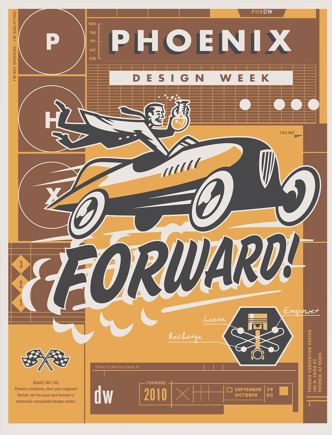 Phoenix design week 2010 poster