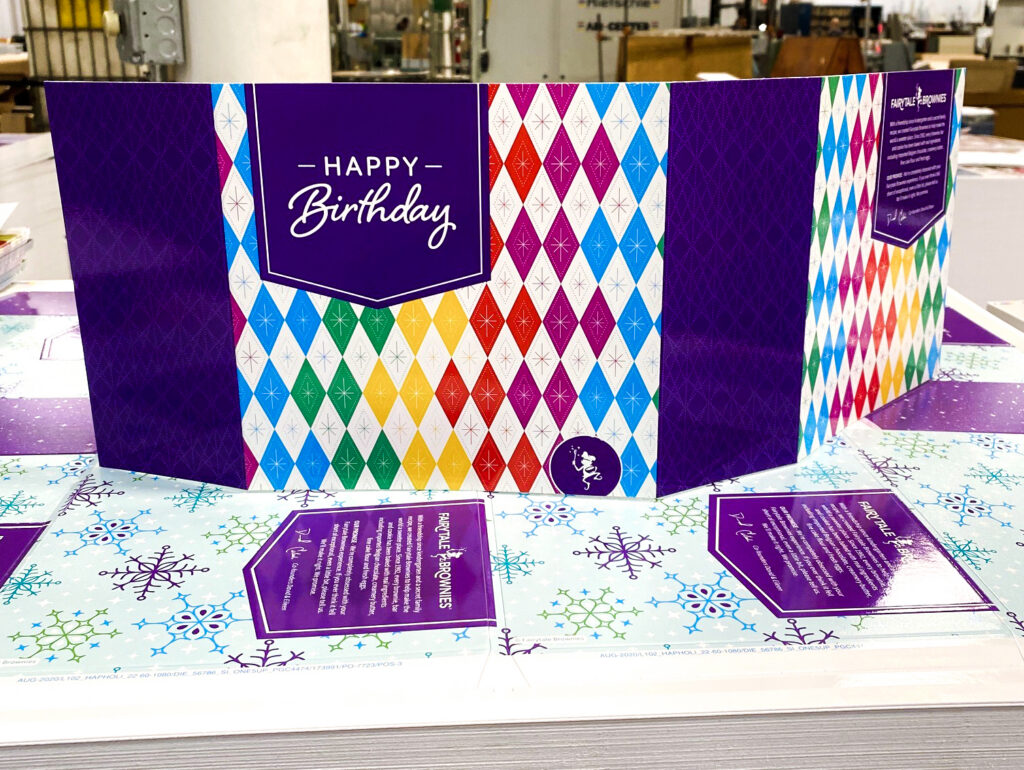 Fairytale brownies packaging