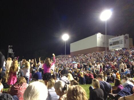 Vigil at Prescott High School