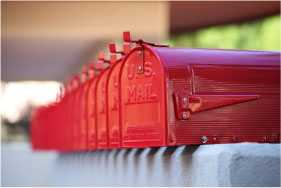 letter boxes