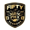 Phoenix Suns 50 seasons logo