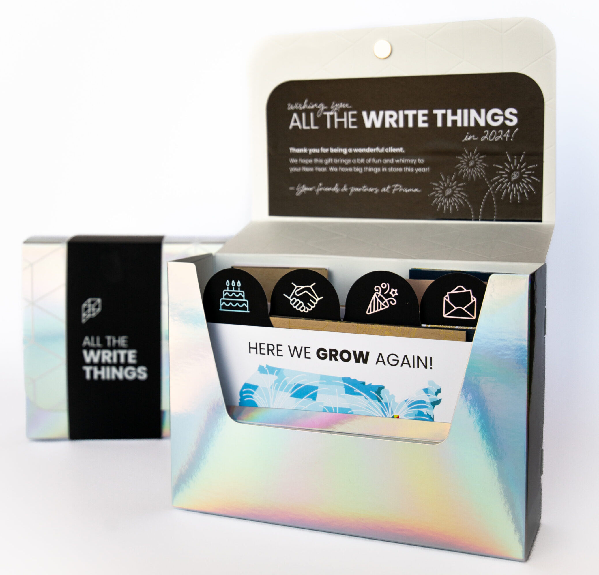 Holiday box with cards