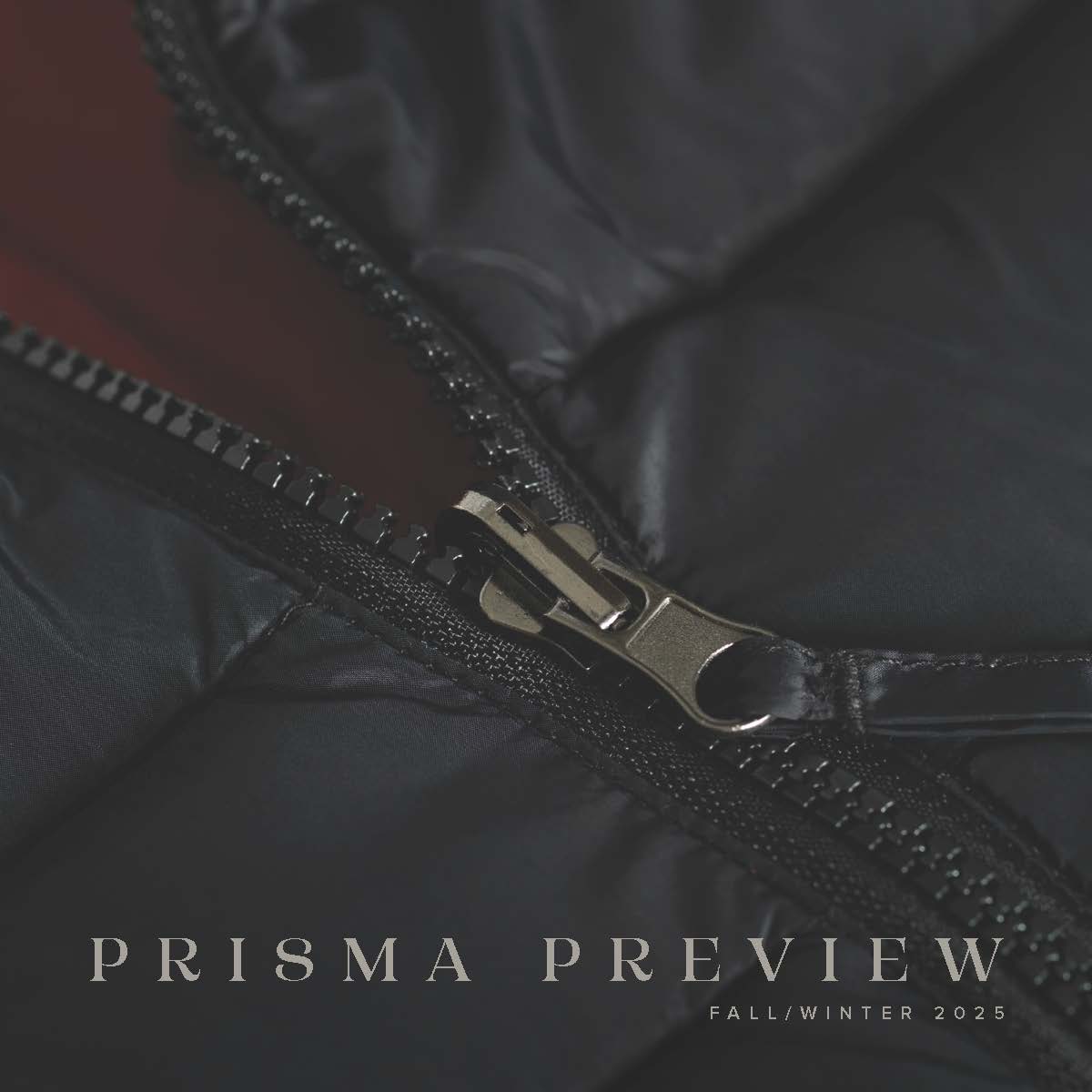 Front cover of Prisma Preview Fall/Winter 2025 lookbook prints.