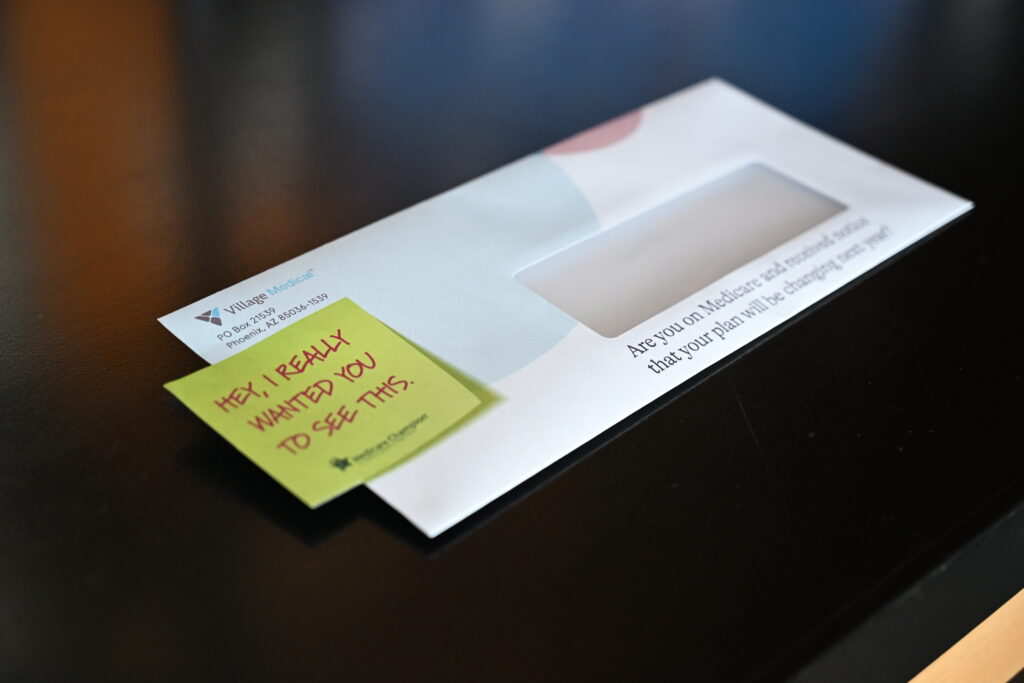 village medical envelope