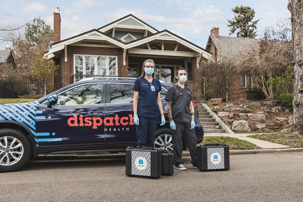 Dispatch Health Providers outside of car