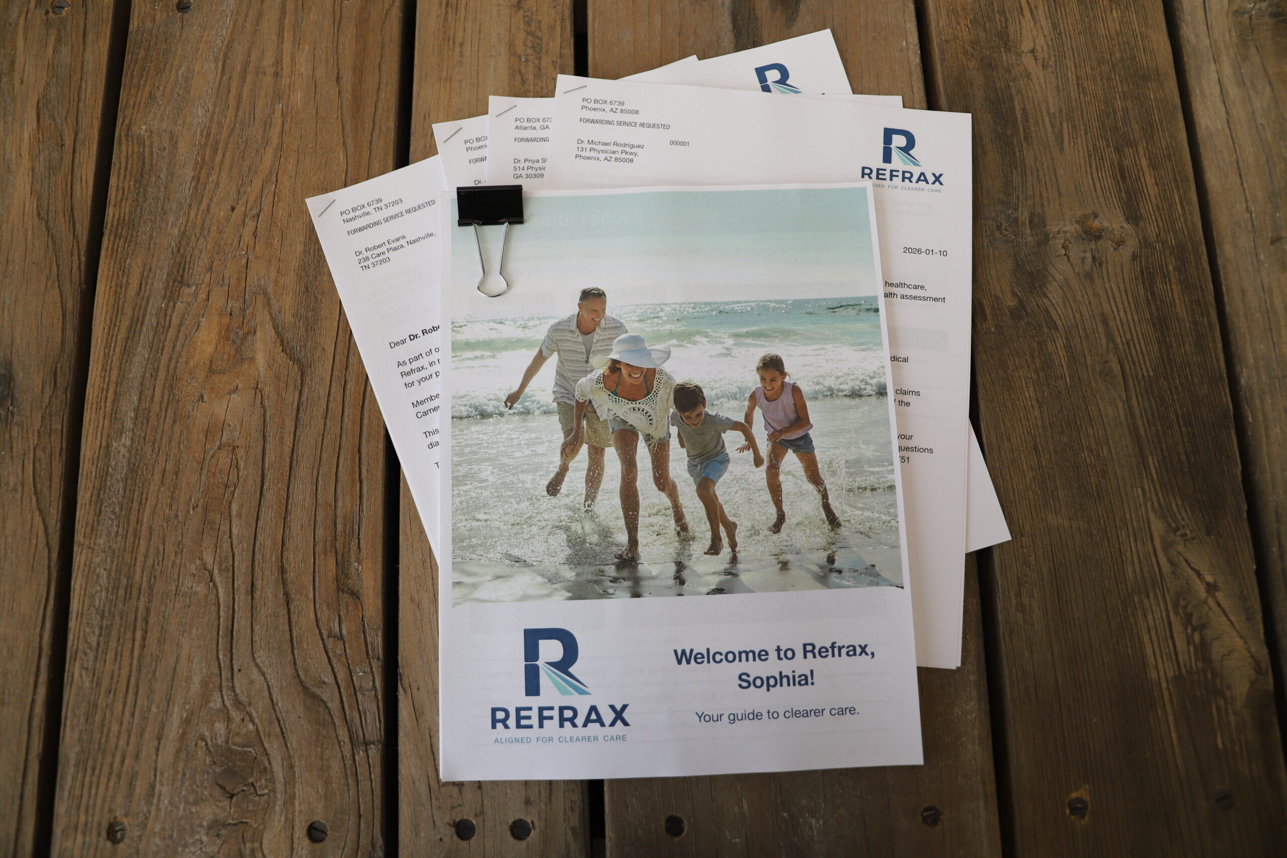 Refrax member welcome and other letters