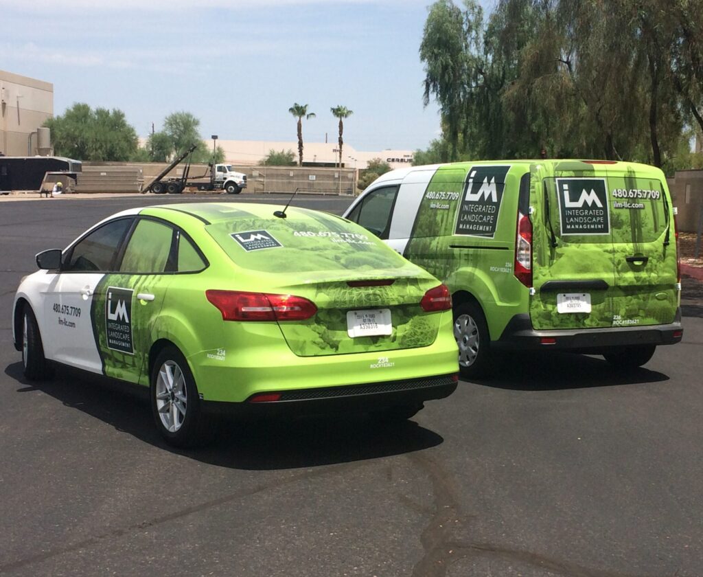 Integrated Landscape Vehicles on a lot