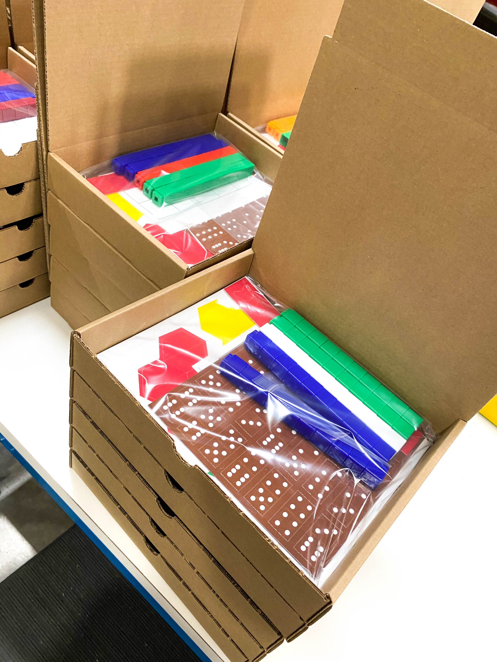 math learning center block kits
