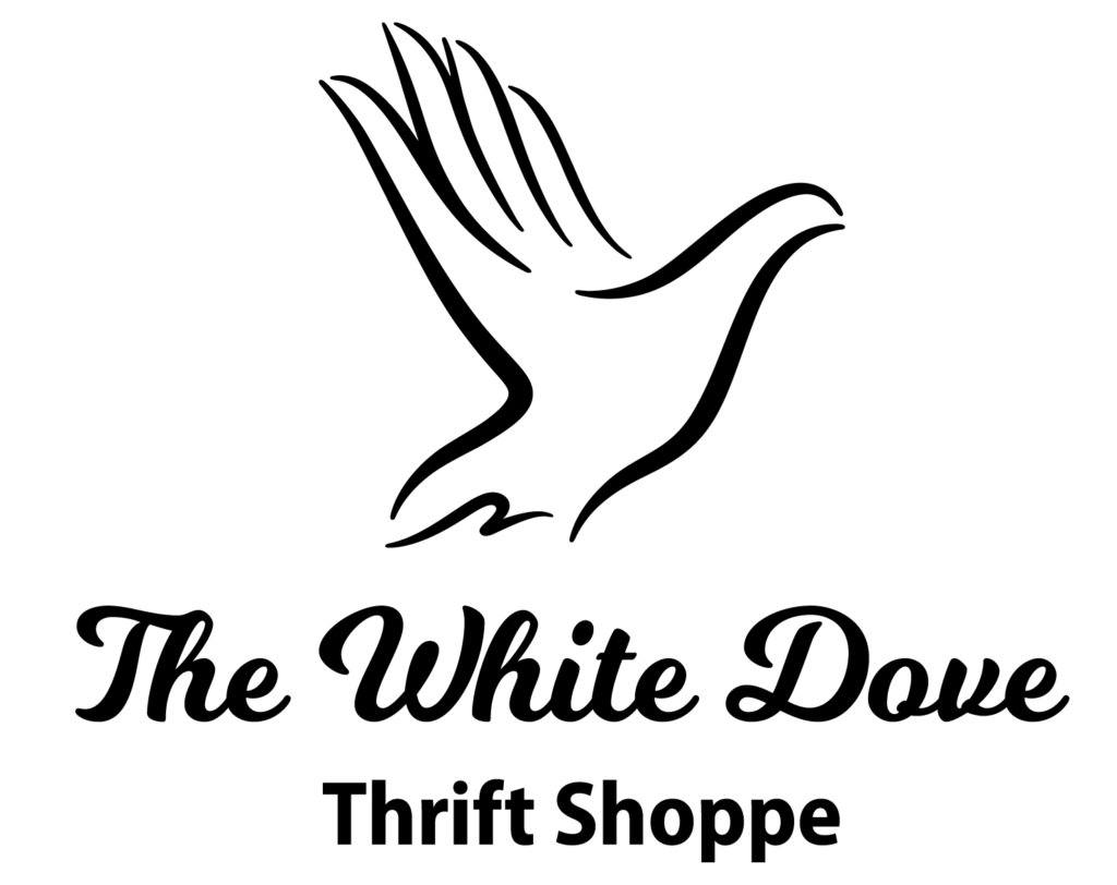 the white dove thrift shoppe logo