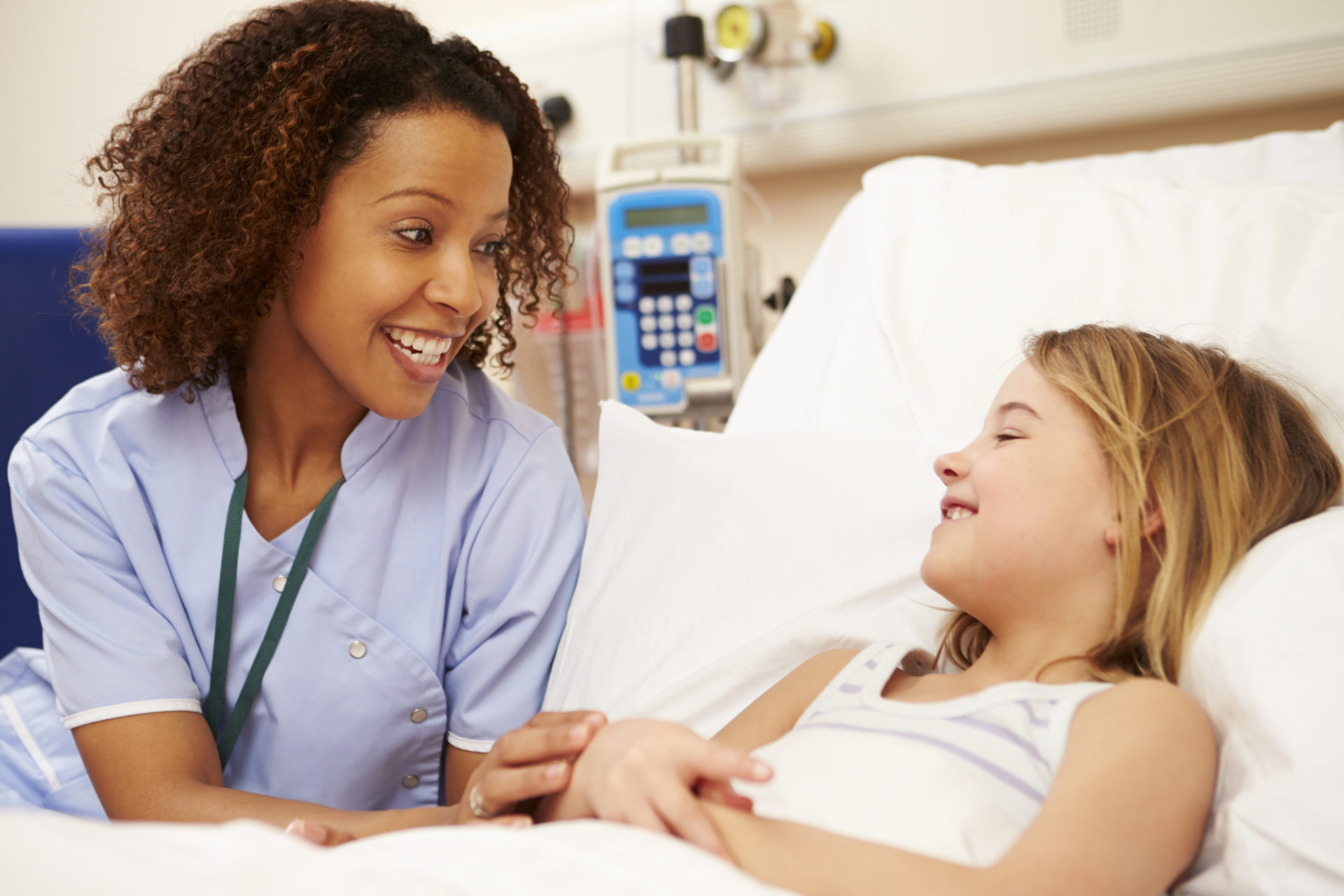 doctor and little girl patient