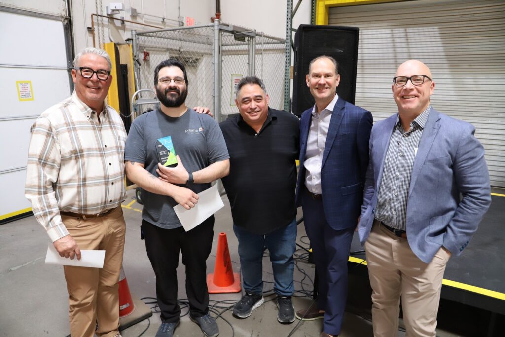 Group of people at Phoenix Townhall Prismy Award Winner
