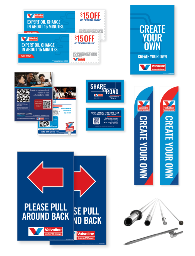 Variety of Valvoline dokshop products